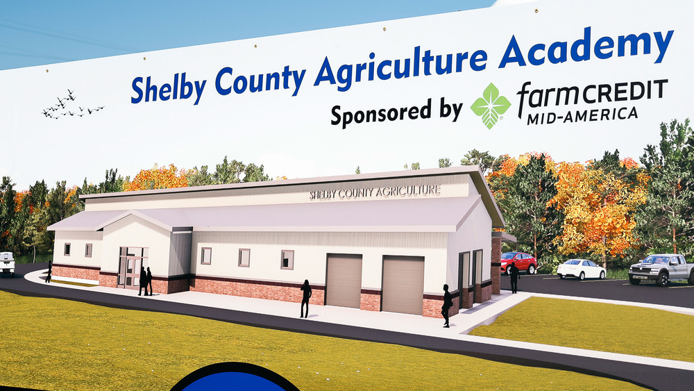 District rendering of the planned Shelby County Agriculture Academy.